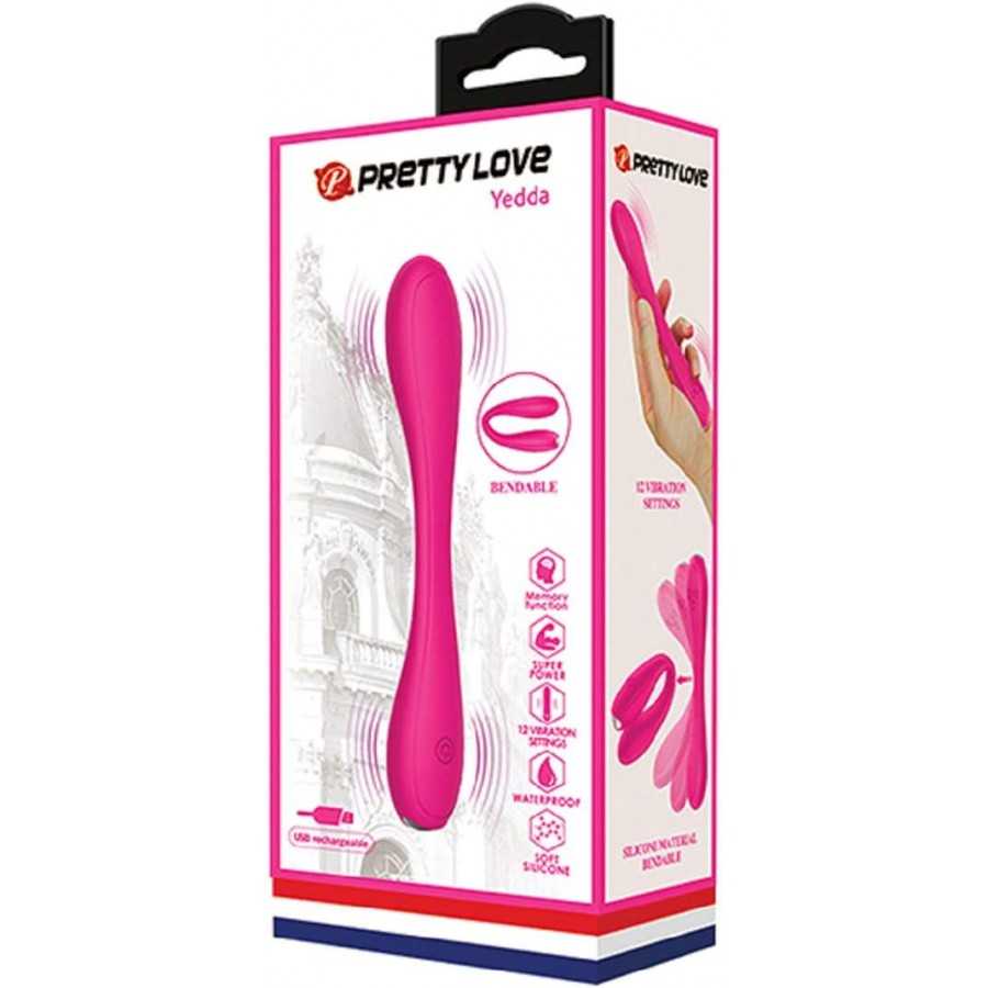 Pretty Love Yedda Bendable Vibrator (Pink)