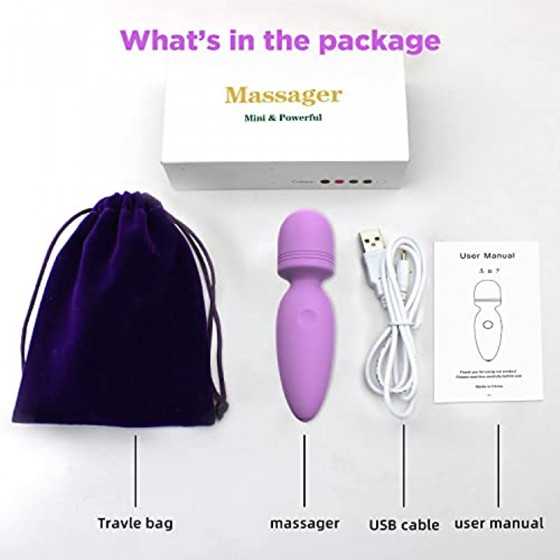 Bullet Vibrator, Sex Stimulator for Women USB Rechargeable Lipstick Vibe with 10 Vibration Modes, Female G-spot Sex Adult Toys