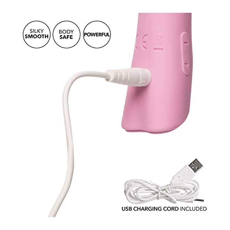 JOPEN Amour Mini G - 7 Function Silicone Body Vibrator - Waterproof Sex Toys for Women 35 Vibration Function Massager - Pink