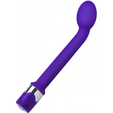 Trinity Vibes Sequin Series G-spot Vibrator with Bling, Purple