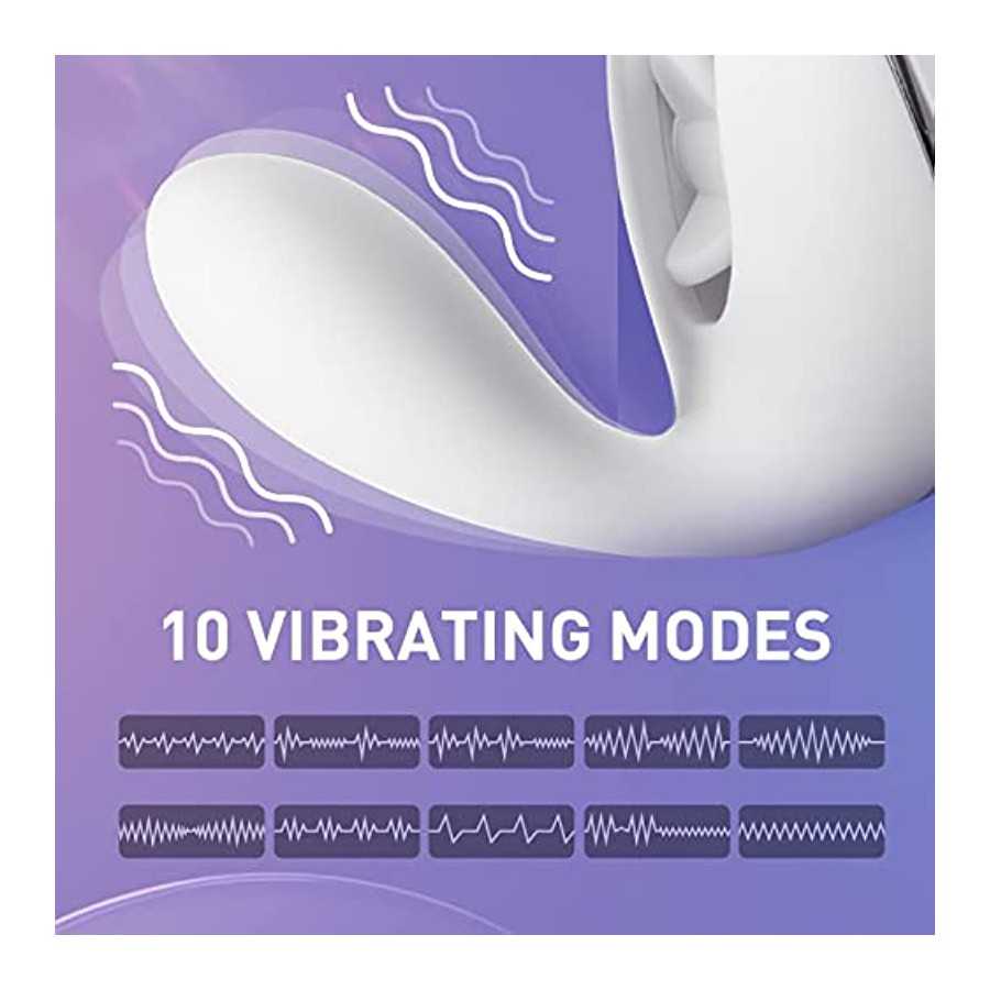 Adult Woman Sex Toys Vibrator, Vibrating Wand for Her Pleasure with Cunnilingus, Clitoralis & G-Spot Stimulator Dildo Stimulator