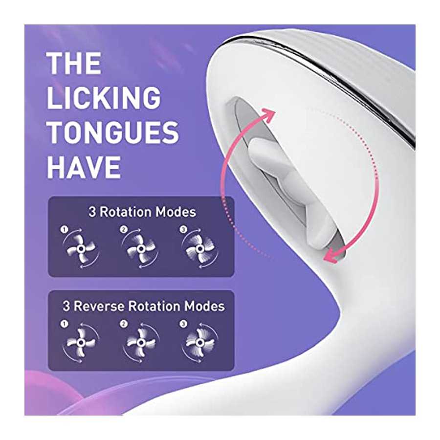 Adult Woman Sex Toys Vibrator, Vibrating Wand for Her Pleasure with Cunnilingus, Clitoralis & G-Spot Stimulator Dildo Stimulator