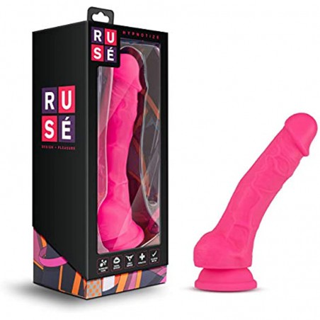 6k Ruse 7.5 Inch Silicone Dildo, Thick, Girthy, Suction Cup, Strap On Harness Compatible, Sex Toy for Women