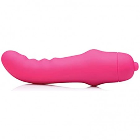 Gossip Lil Wavy 7X Rechargeable Mini Silicone G Spot Vibe Pleasure Toy for Women | 6" Waterproof & Rechargeable Vibe Toy | Seamless Silicone Personal Massager & Stimulator | Magenta