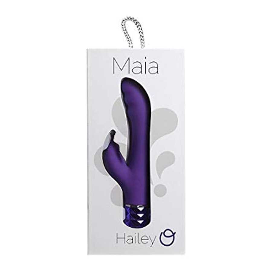 Maia Toys Hailey Silicone Rabbit, Purple