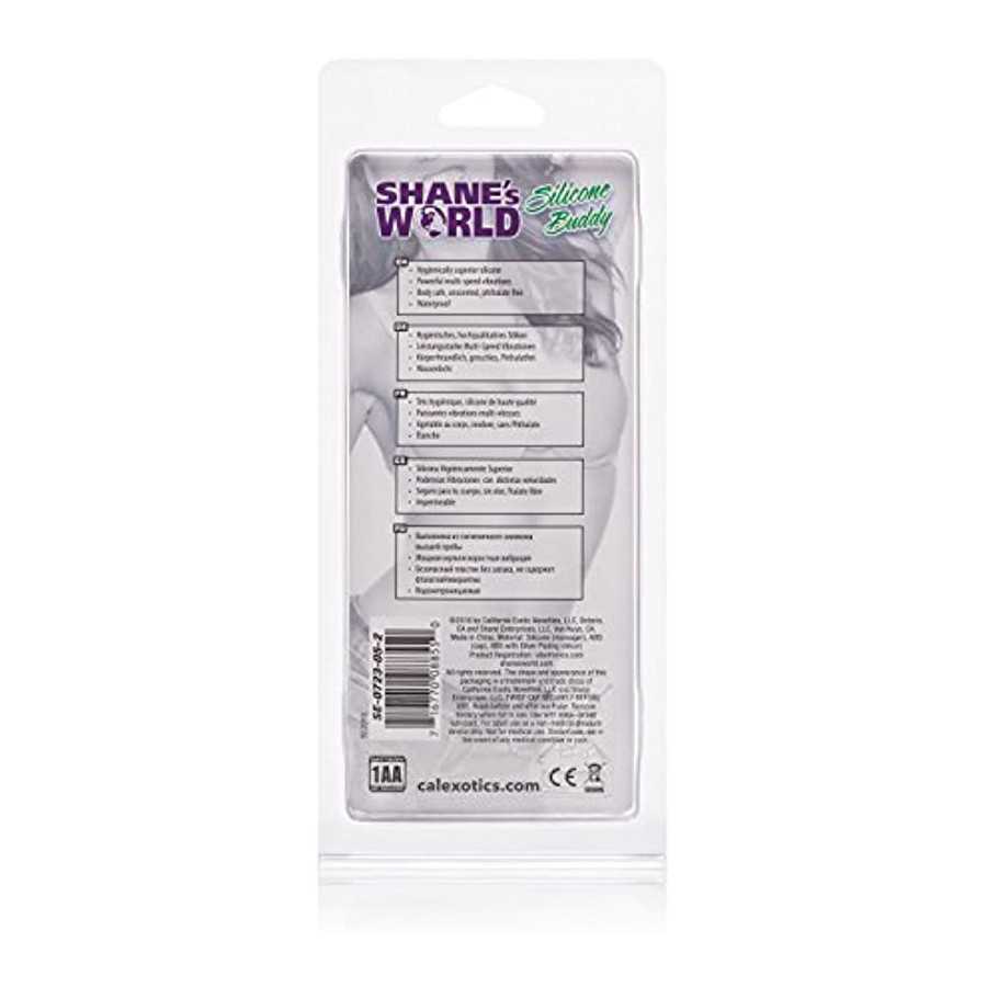 CalExotics Shane’s World Silicone Buddy Vibrator - Waterproof Sex Toys for Couples – Adult Multi Speed Vibe Massager - Purple
