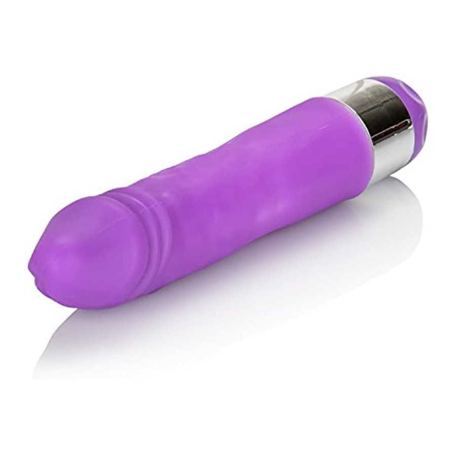 CalExotics Shane’s World Silicone Buddy Vibrator - Waterproof Sex Toys for Couples – Adult Multi Speed Vibe Massager - Purple