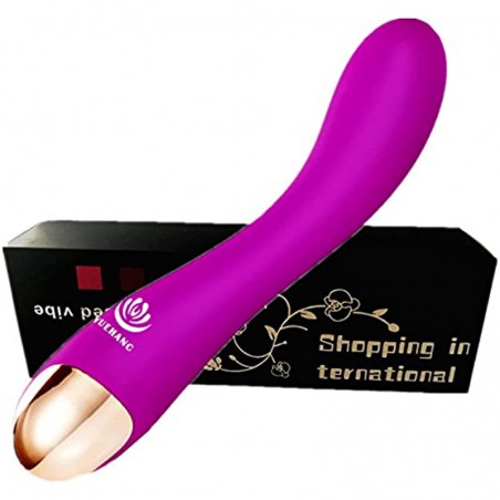 Waterproof Vibrator Dildo for Women with 10 Strong Vibration Modes-Ergonomics 23.5 Degree Bending- Rechargeable -Silicone G Spot Vibrator Clitorial Vibrator for Exciting Stimulation- Ideal Sex Toy