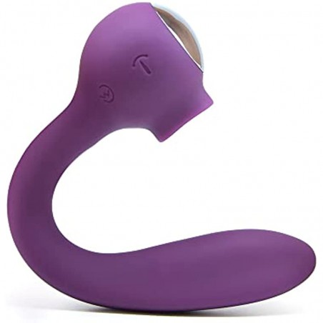 EdenFantasys Gigil - Silicone Waterproof Licking Bendable Dual Stimulation Vibe