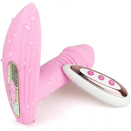 Rechargeable Clit and G-spot Vibrator, Sex Toy Couples Vibrator with 9 Powerful Vibrations, Wireless Remote Control Clitoral G-spot Stimulator, Adult Sex for Women