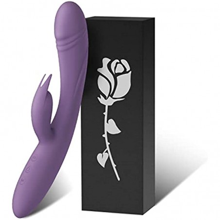 Rabbit Vibrator Clitoral Sex Toy for Women Pleasure G-Spot Clitoris Stimulator with 10 Powerful Vibration Adult Toy
