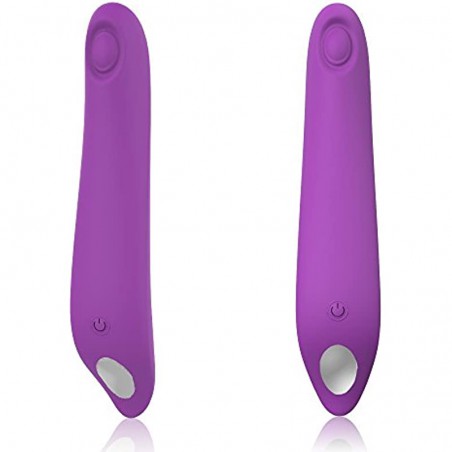OMEKIIDA Female Masturbator Vibrator Silicone USB Charging with 9 Vibration G Spot Vibrator Massage Sex Toys for Women (Purple)