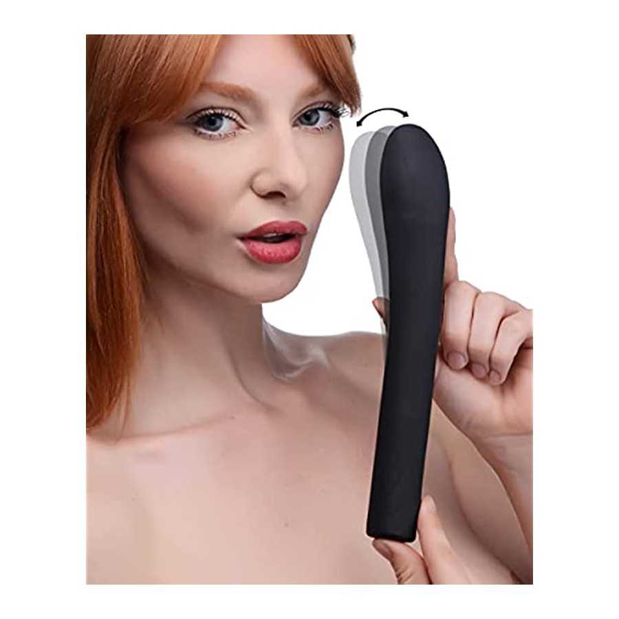 Inmi 5 Star 9X Come-Hither G-spot Silicone Vibrator - Black