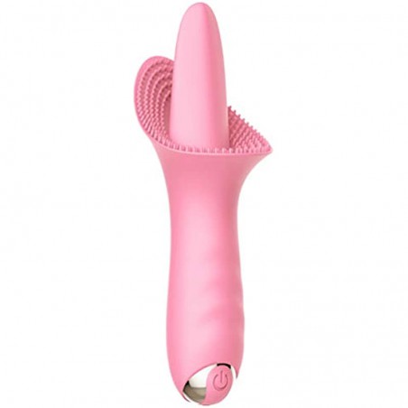 MILISTEN Sex Oral Tongue Stimulator Sex Licking Toy Clitoral Vibrator Vaginal G- Spot Toy Vaginal Stimulator Toy Sex Pleasure Toy Pink