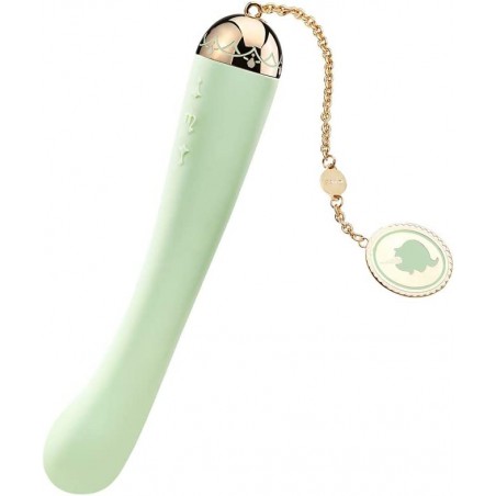  Momoko G-Spot Vibrator | Adult Sex Toys | Made from Jewelry Grade Handcrafted Enamel & Body Safe Materials | 8 Adjustable Vibration Modes, Waterproof | Melon Green