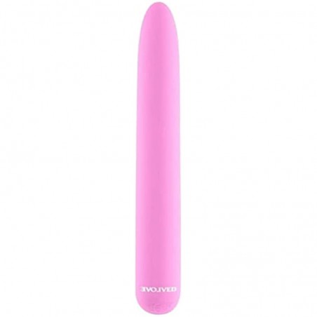 Evolved Love is Back - Carnation - 10 Vibrating Speeds & Functions Silicone Rechargeable Traditional Vibrator - Pink