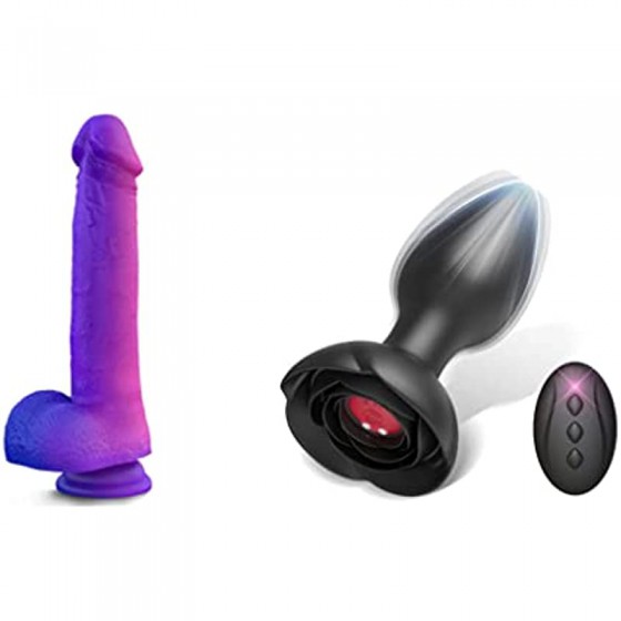 Anal Rose Toy Vibrator Rose...