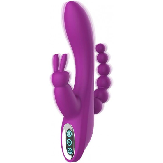 3 in 1 G-Spot Rabbit Anal...