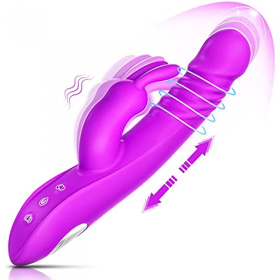 Thrusting Rabbit Vibrator,...
