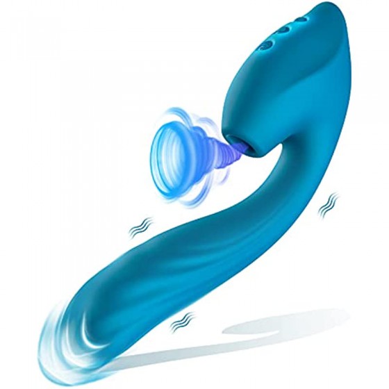 Thrusting Vibrator Sucking...