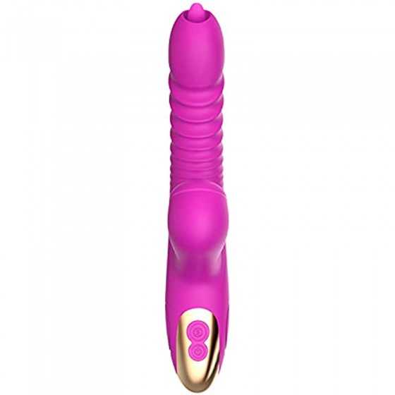 Thrusting G Spot Vibrator Sucking Telescopic Toy Rose for Women Adult Sex Vibrate Vibrating Toys Clitoralis Dildo Travel Swing H