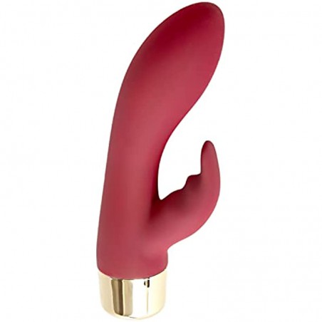 Pure Romance Hot & Bothered | Dual Motor Sex Toy Vibrator | Premium Rabbit Vibrator Toy for Women with 3 Speeds and 7 Pulse Patt