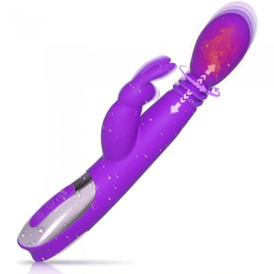Thrusting Dildo Rabbit...