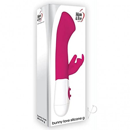 6k Bunny Love Silicone G Spot Vibrator, Pink | Rechargeable & Waterproof Rabbit Vibrator with Multiple Vibration Modes | 7.5” Long, 3.75” Insertable | Compatible with Water Based Lube