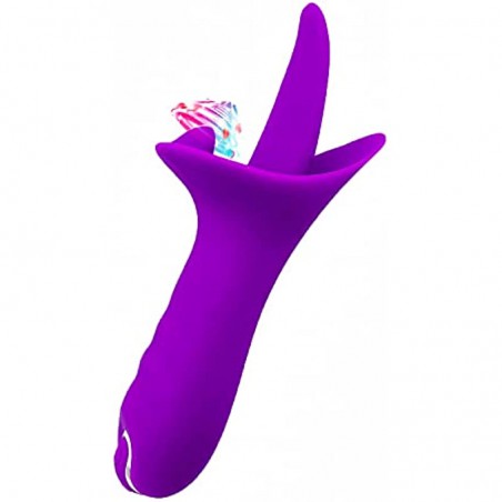 CustomOwnJewelry G Spot Rabbit Vibrator for Women Bunny Ears for Clitoris G-spot Stimulation,Waterproof Dildo Vibrator with 7 Powerful Vibrations Rechargeable Heating Vibrating Dildo Adult Sex (A)