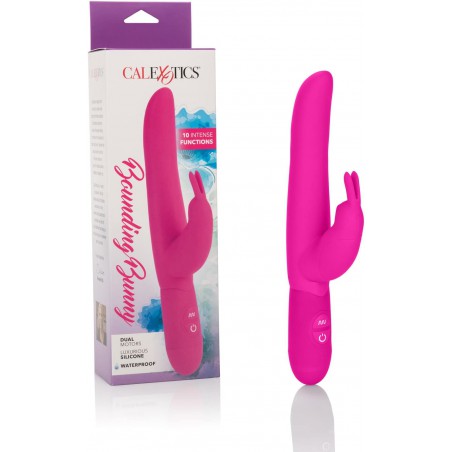  Bounding Bunny - Waterproof Rabbit Vibrator Toy for Couples - Adult Sex Clitoral G Spot Massager – Purple