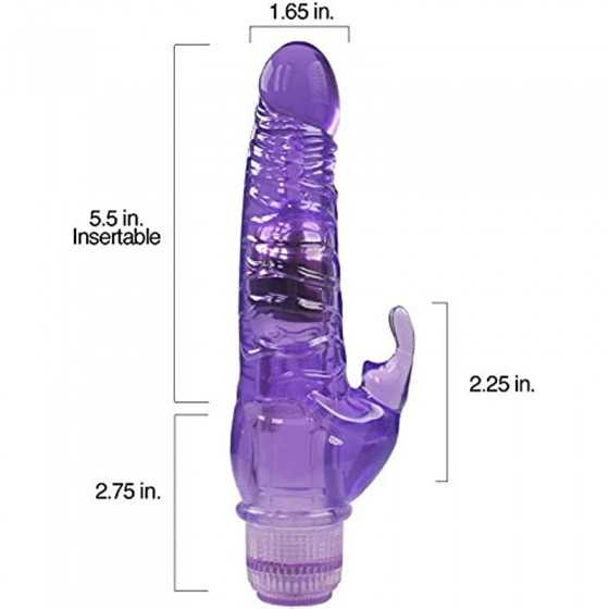 Rabbit Dildo Vibe G Spot and Clit Stimulation Multi Speed Vibrations for Orgasm