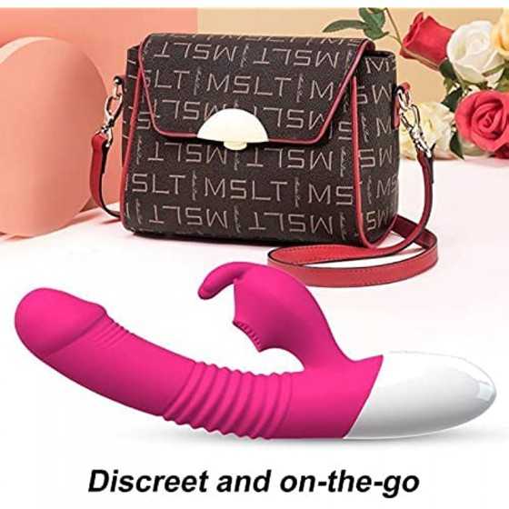 G Spot Vibrator with Heating Function,Waterproof Dildo Vibrator with 7 Powerful Vibrations Modes