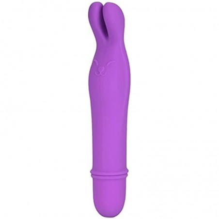  Shane’s World Bedtime Bunny - Waterproof Bullet Vibrator - Adult Toys for Couples - Pocket Vibrator with Rabbit Tip - Purple