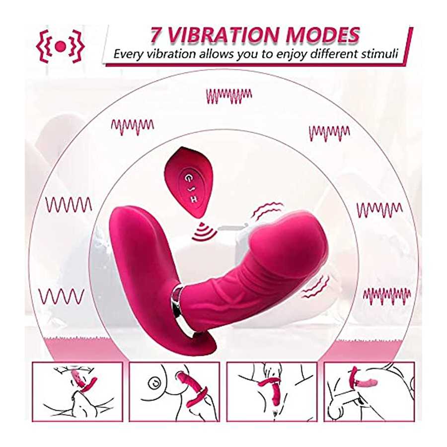 Adult Toys for Women - Dual Motor Butterfly Vibrator, Realistic Dildo Adult Toys for Men - Yindi Sucking Massage Vibrator, Yindi