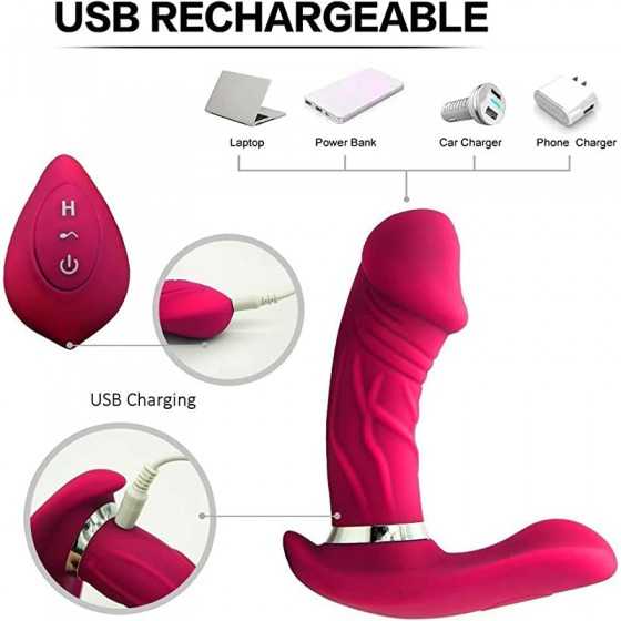Adult Toys for Women - Dual Motor Butterfly Vibrator, Realistic Dildo Adult Toys for Men - Yindi Sucking Massage Vibrator, Yindi