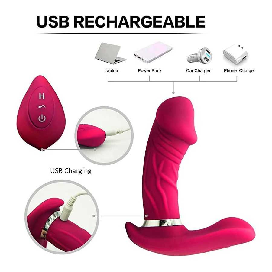 Adult Toys for Women - Dual Motor Butterfly Vibrator, Realistic Dildo Adult Toys for Men - Yindi Sucking Massage Vibrator, Yindi