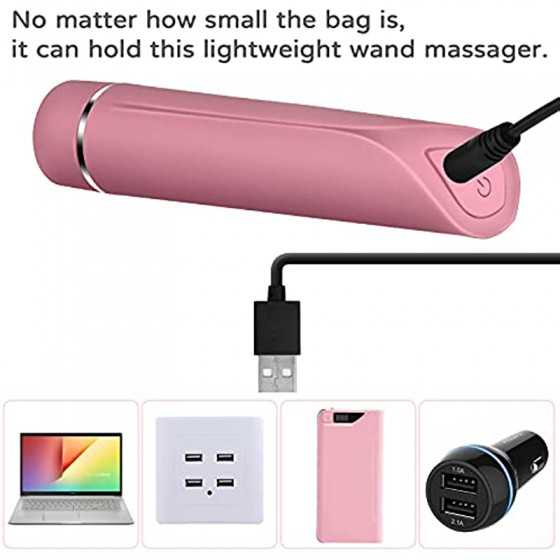 LoveTime Rabbit Vibrator with 3 Head Attachments for Clitoris Stimulation, 10 Vibration Modes Waterproof Rechargeable Massage fo
