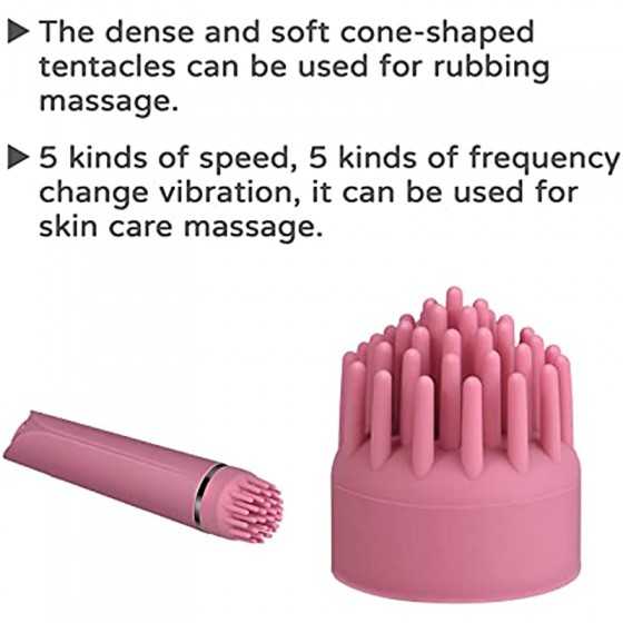 LoveTime Rabbit Vibrator with 3 Head Attachments for Clitoris Stimulation, 10 Vibration Modes Waterproof Rechargeable Massage fo