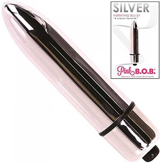 Silver Bullet Vibrator Compact Vibrating Massager Discreet Sex Toy