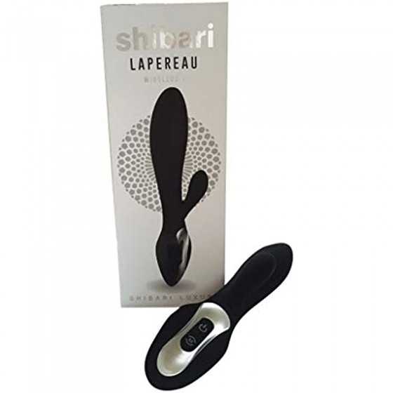 SHIBARI Lapereau Wireless Rabbit Vibrator, 7X, Black