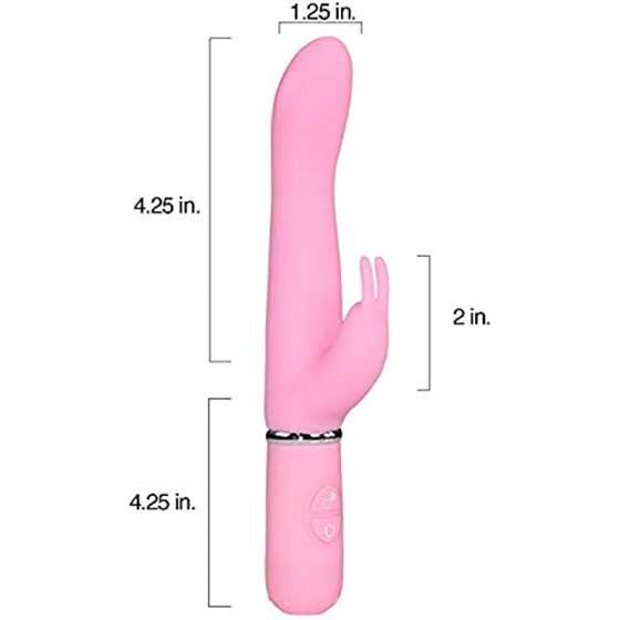 Silicone Rabbit Vibrator Multi Speed Vibrations for G Spot and Clit Stimulation Adult Sex Toy