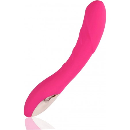 Rabbit Vibrator, Heating Function G Spot Rabbit Vibrator, Rabbit Thrusting Rotation Dildo G-Spot Vibrator Clit Massager Sex Toys for Women, USB Rechargeable, Mini 12 Vibration (Purple)