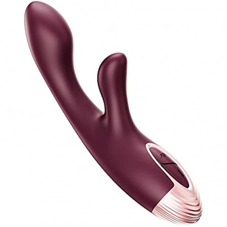 G-spot Rabbit Vibrator by ROSE RAIN, Heating Rechargeable Waterproof  Massager