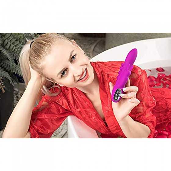 M ONE TECH Rabbit Toy Vibrator for Women - Bunny Ears for Clitoris G spot Stimulation,Waterproof Dildo Vibrator with 7 Powerful 
