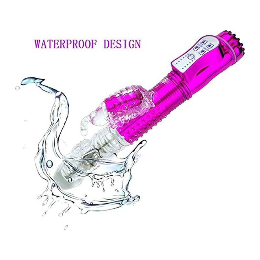 MASVSAM Rabbit Vibrator with 12 Powerful Vibrations for Adult Women,USB Rechargeable and Waterproof Female Vibrating Adult for W