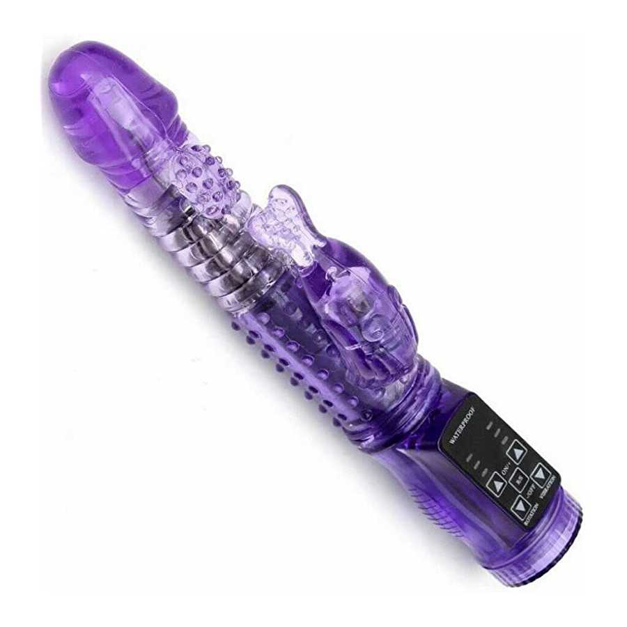 Rabbit Vibrator G-spot Dildo Vibe Waterproof Massager Sex Toys for Women Female