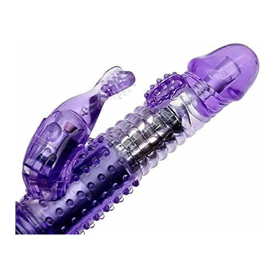 Rabbit Vibrator G-spot Dildo Vibe Waterproof Massager Sex Toys for Women Female