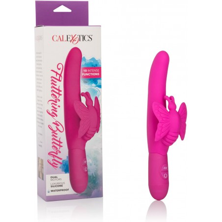  Fluttering Butterfly - Waterproof Rabbit Vibrator – Adult Sex Toys for Couples - Clitoral G Spot Massager – Purple