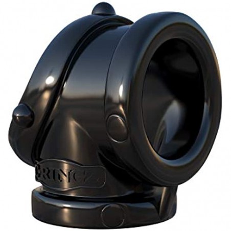  Fantasy C-Ringz Rock Hard Cock Pipe Dildo, Black, 1 Pound