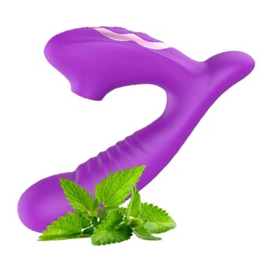 G-spot Dildo Vibrator Clitoris Licking Stimulator - Realistic Vibrating Dildos Clitoral Vaginal Adult Sex Toys with 10 Vibrating